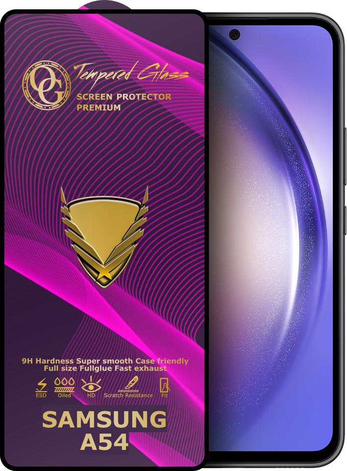 Стекло защитное GoldenArmor Samsung Galaxy A54 A546 Full Glue (32363)