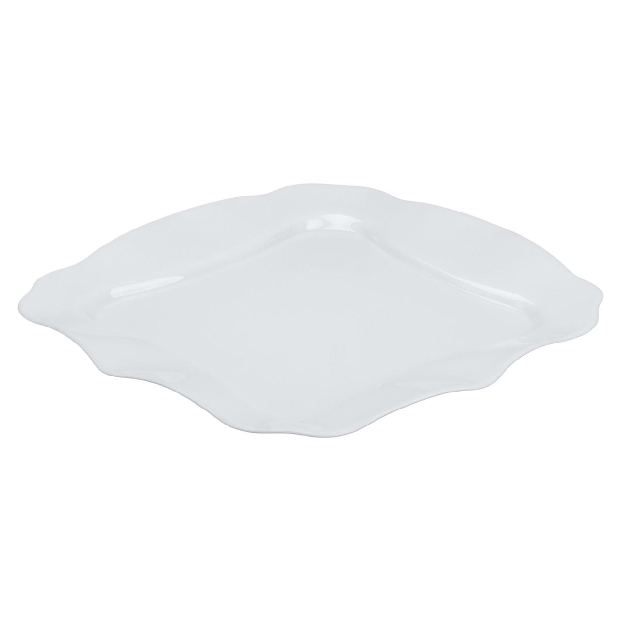 Сервіз тарілок керамічний на 6 персон Білий (4629) - фото 17