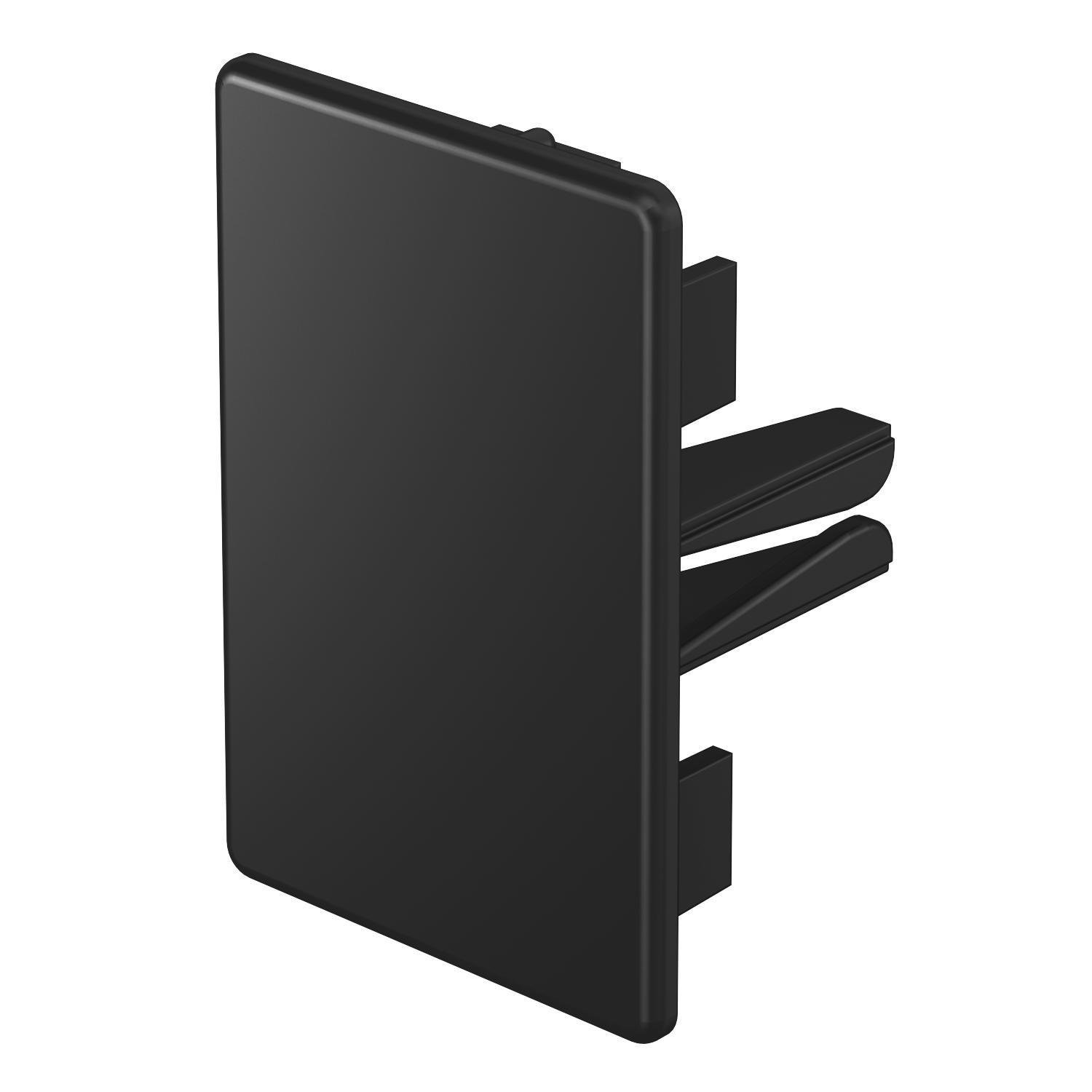 Заглушка OBO Bettermann для короба 60x40 мм ПВХ Чорний (6191810)