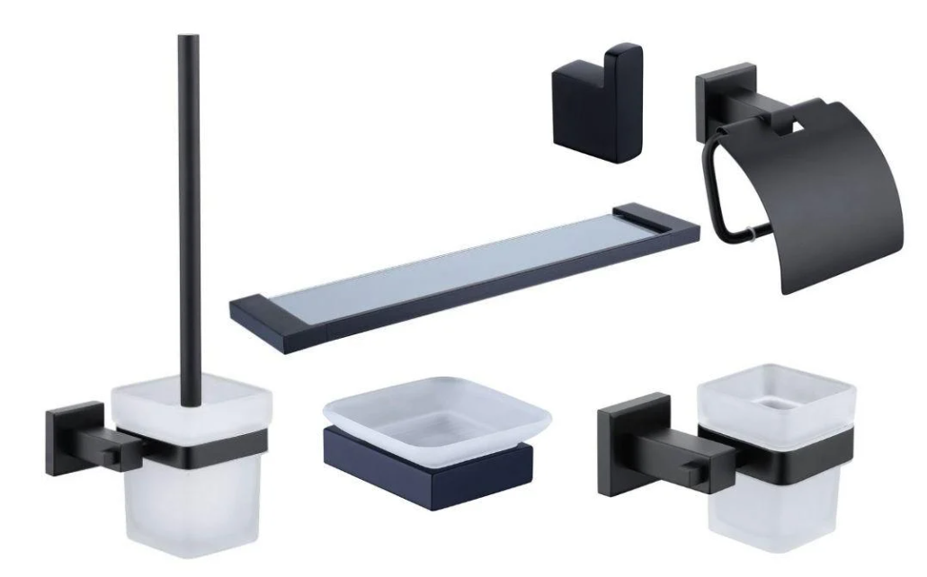 Комплект аксессуаров Venta SquareB 6в1 для ванной комнаты