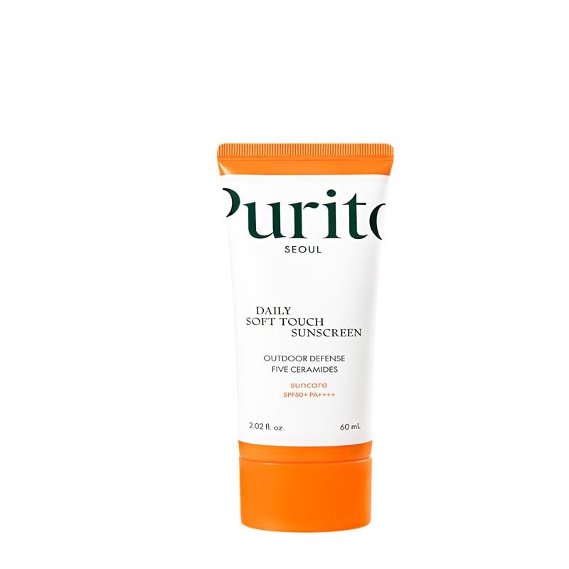 Крем для обличчя сонцезахисний PURITO Seoul Daily Soft Touch Sunscreen SPF 50+ PA++++ з керамідами 60 мл (22444208)