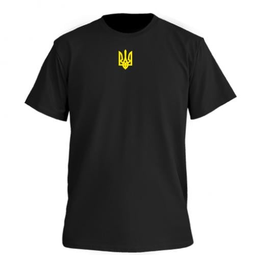 Футболка мужская Owi Premium Герб України 2XL Черный (15013444-2-166349-XXL)