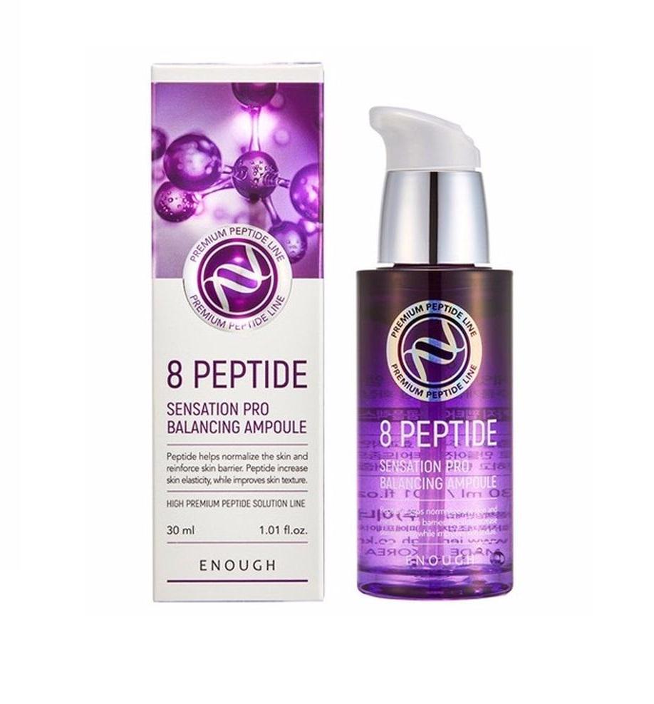 Сыворотка для лица с пептидами Premium 8 Peptide Sensation Pro Balancing Ampoule Enough 30 мл (8809438485005)