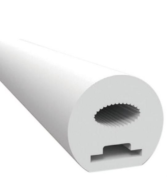 Неон LED гнучкий круглий 22 мм 270 градусів під 1 стрічку без LED стрічки