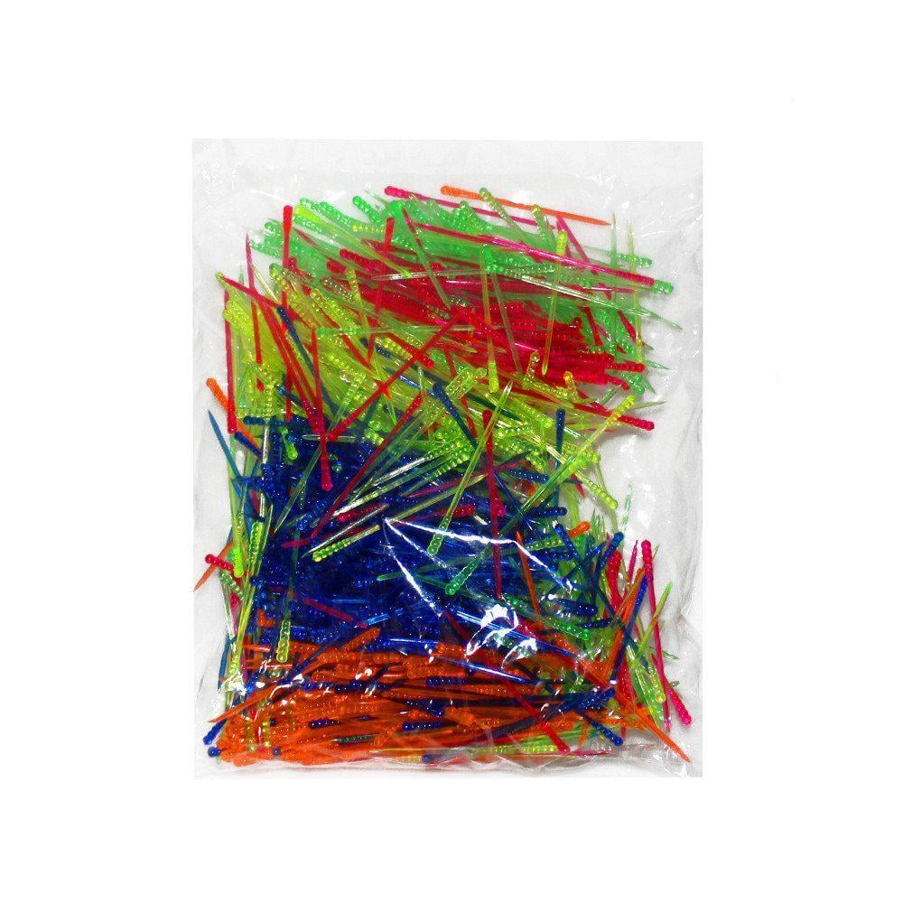 Шпажки Капля пластиковая для канапе 1000 шт. 4 упак. Разноцветный (3323)