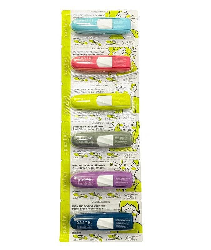 Набір тайських ароматичних олівців-інгаляторів Pastel Original 6 шт. (4400729) Набір тайських ароматичних олівців-інгаляторів Pastel Original 6 шт. (4400729)