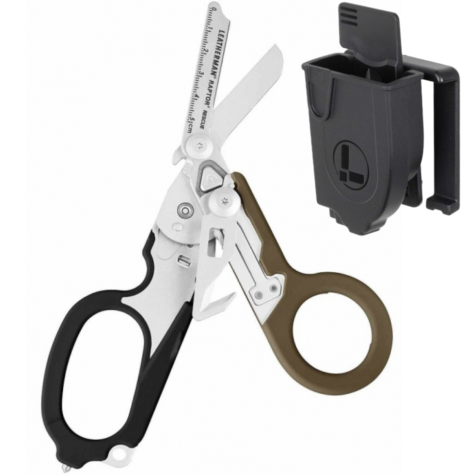 Мультиинструмент-ножницы Leatherman Raptor Rescue 6 функций 48 мм Coyote/Black (833062)