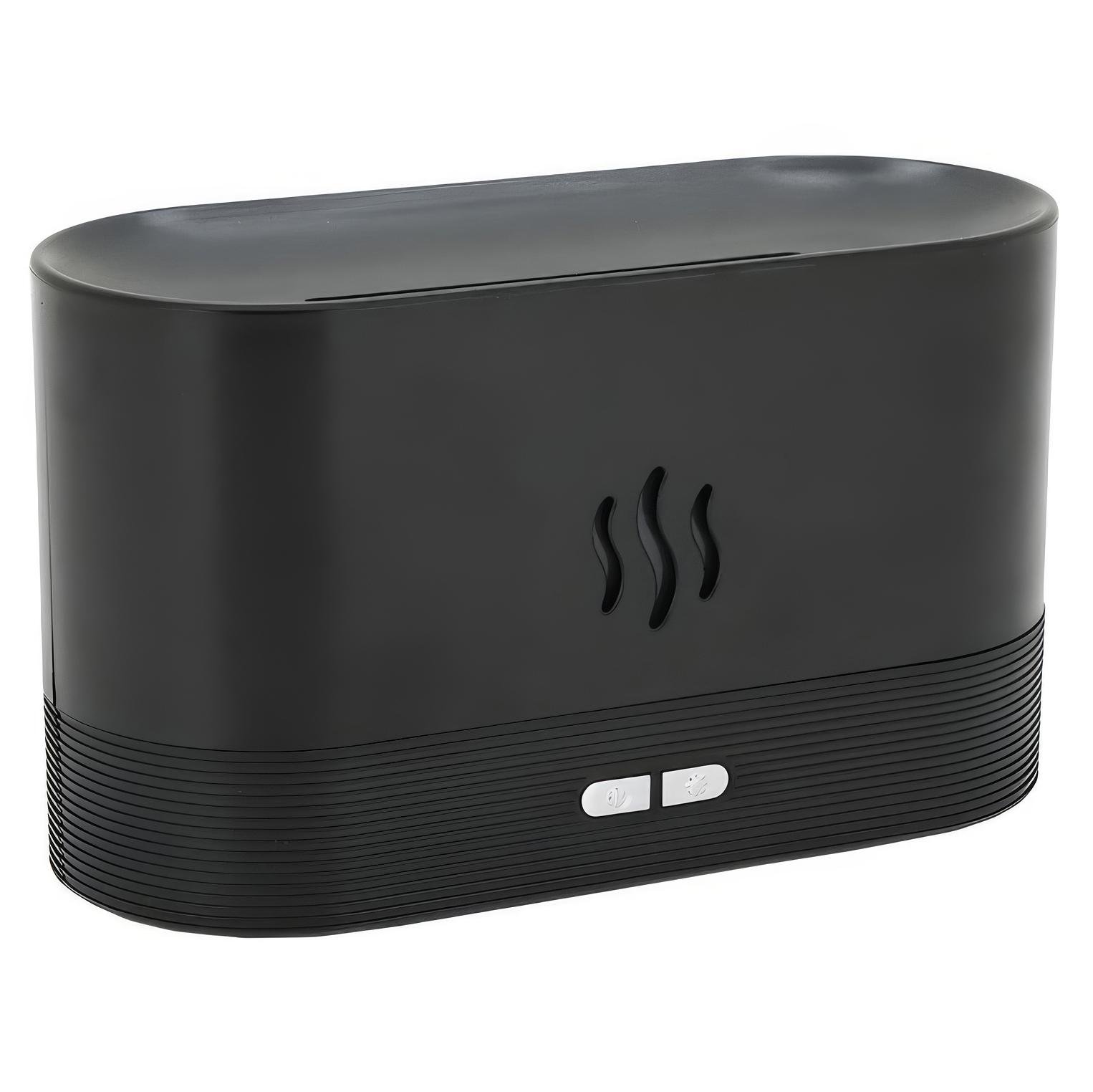 Повітря ультразвуковий зволожувач Flame Aroma Diffuser Black (1010637) - фото 1