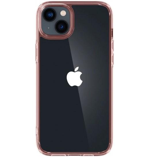 Чехол для телефона Spigen Ultra Hybrid Apple iPhone 14 Прозрачный с розовым (ACS05043)