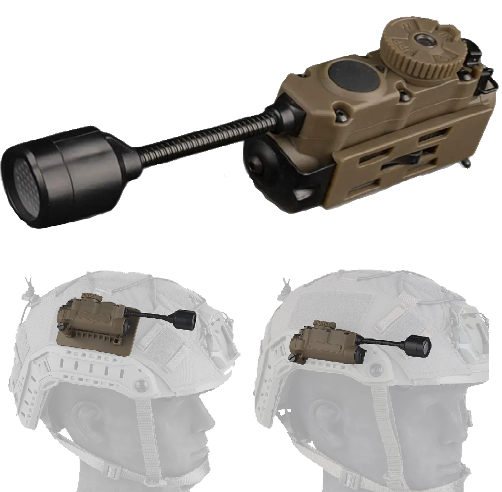 Фонарь универсальный на шлем Sidewinder MPLS 5 LED IFF-маячок - фото 2 Фонарь универсальный на шлем Sidewinder MPLS 5 LED IFF-маячок - фото 2