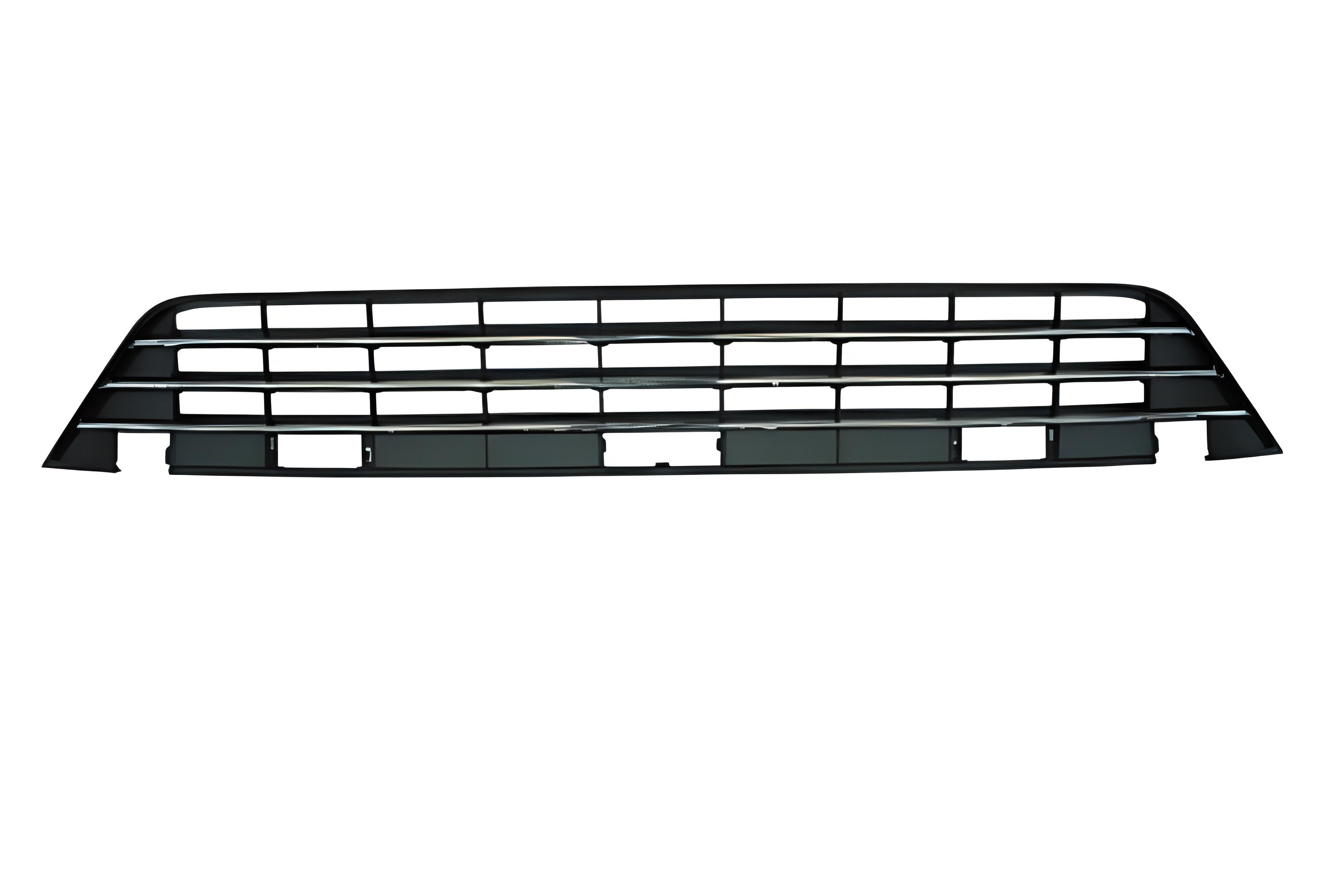 Решетка бампера AVTM Volkswagen Touareg 14- 18 средняя с молдингом Хром (1801 501)