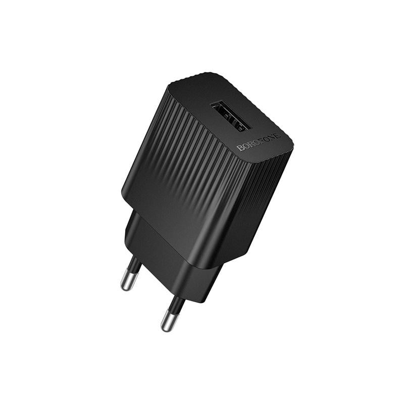 Зарядное устройство для телефона Borofone BAS71A Source single-port charger Black (26308)