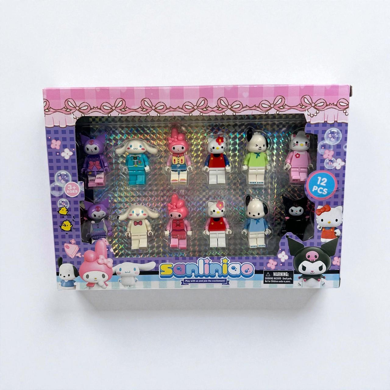 Набор фигурок Hello Kitty Лего котики 12 шт. (2800889718)