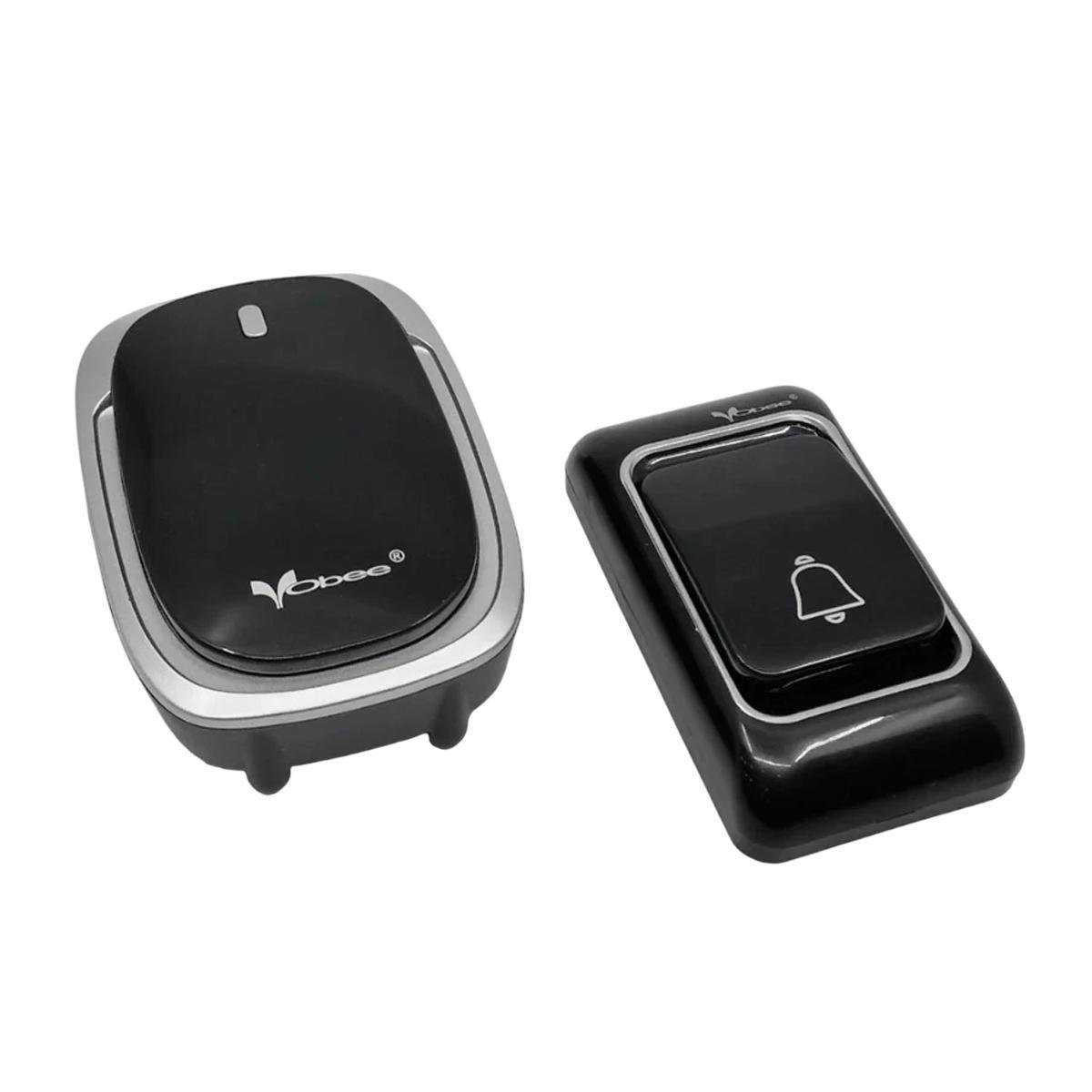 Дзвінок дверний бездротовий Obee GK-05DC WL-643 32 мелодії на батарейках Black/Silver (200279) - фото 3 Дзвінок дверний бездротовий Obee GK-05DC WL-643 32 мелодії на батарейках Black/Silver (200279) - фото 3