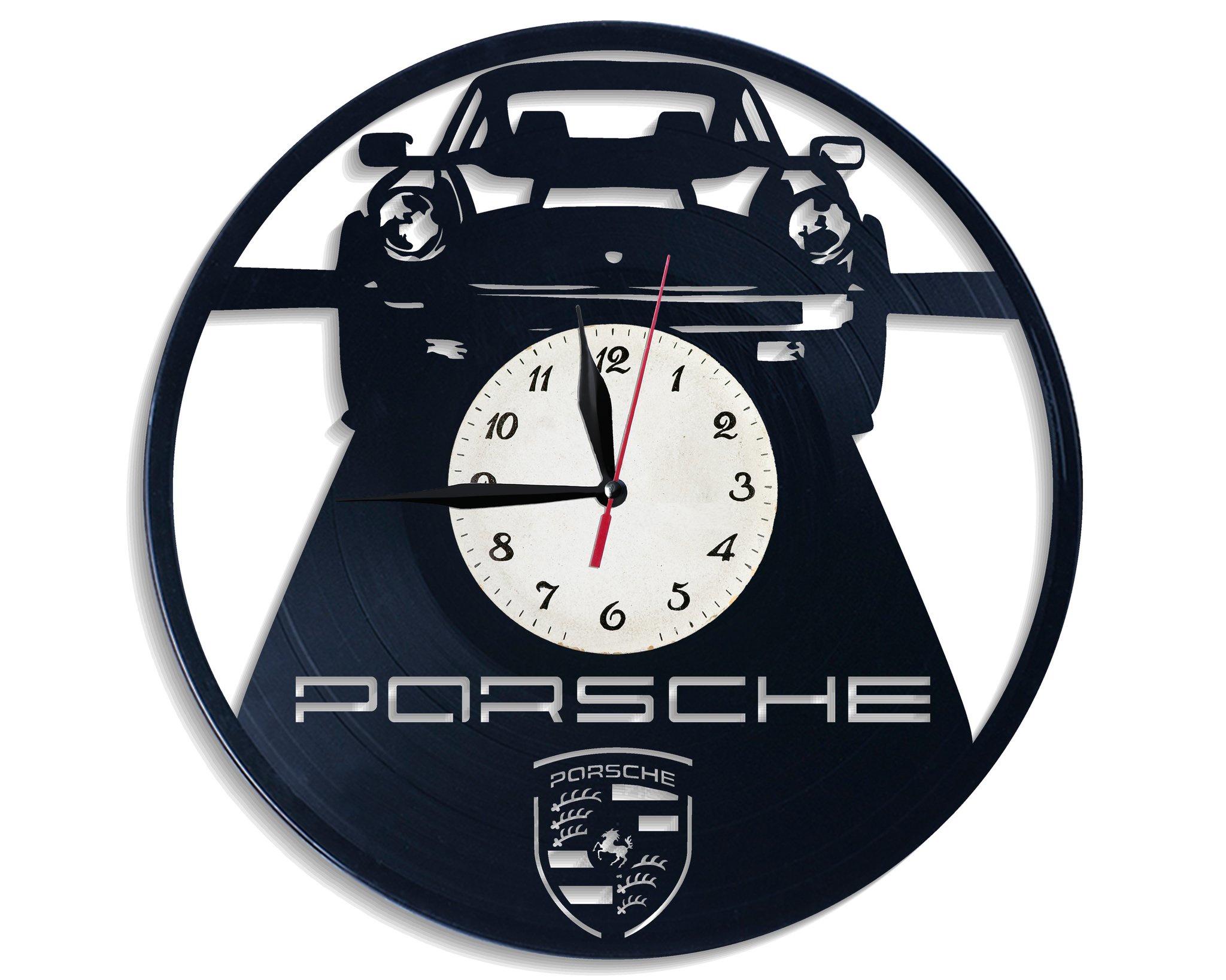 Часы настенные Porsche 2798 из виниловой пластинки