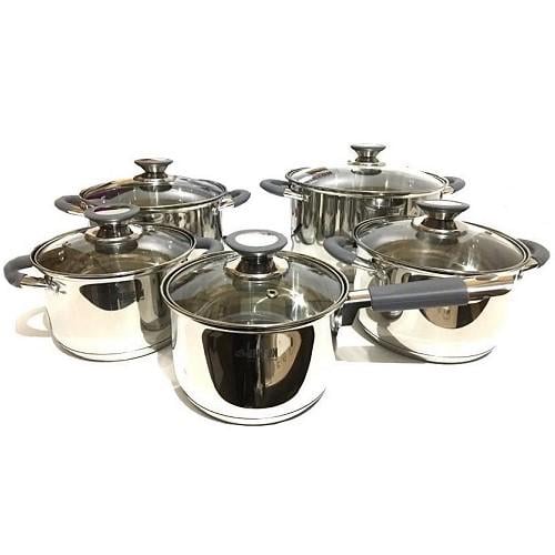 Набор кастрюль Benson BN-192 из нержавеющей стали 10 пр. (BN-192)