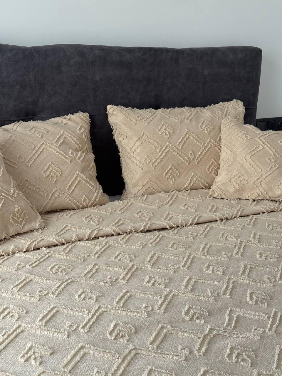 Покривало Бйорк 240x250 см Бежевий (23743-4-240x250cm) - фото 9