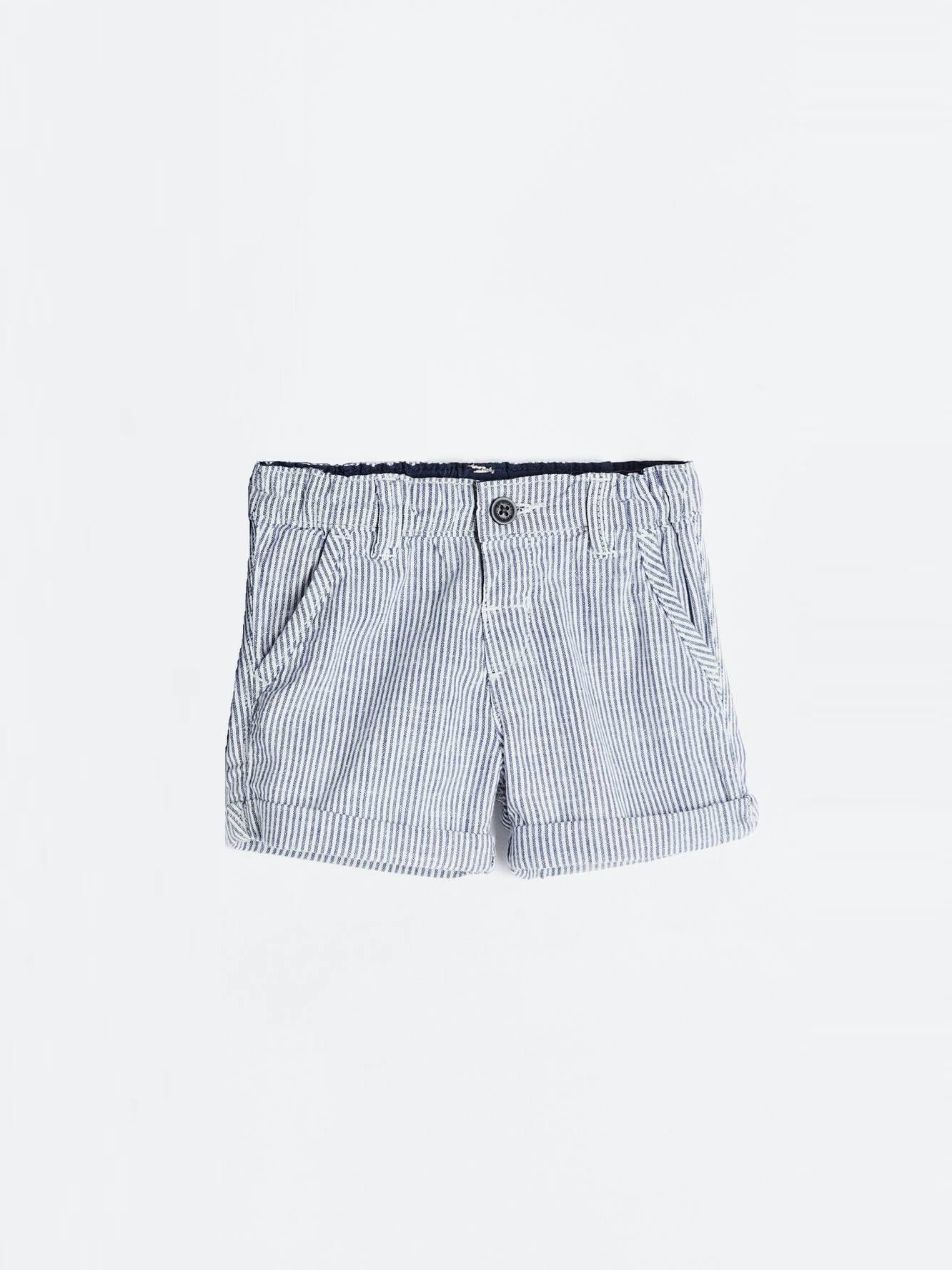 Шорти H&M Полоска р. 68 см Біло-синій (A21011231481)
