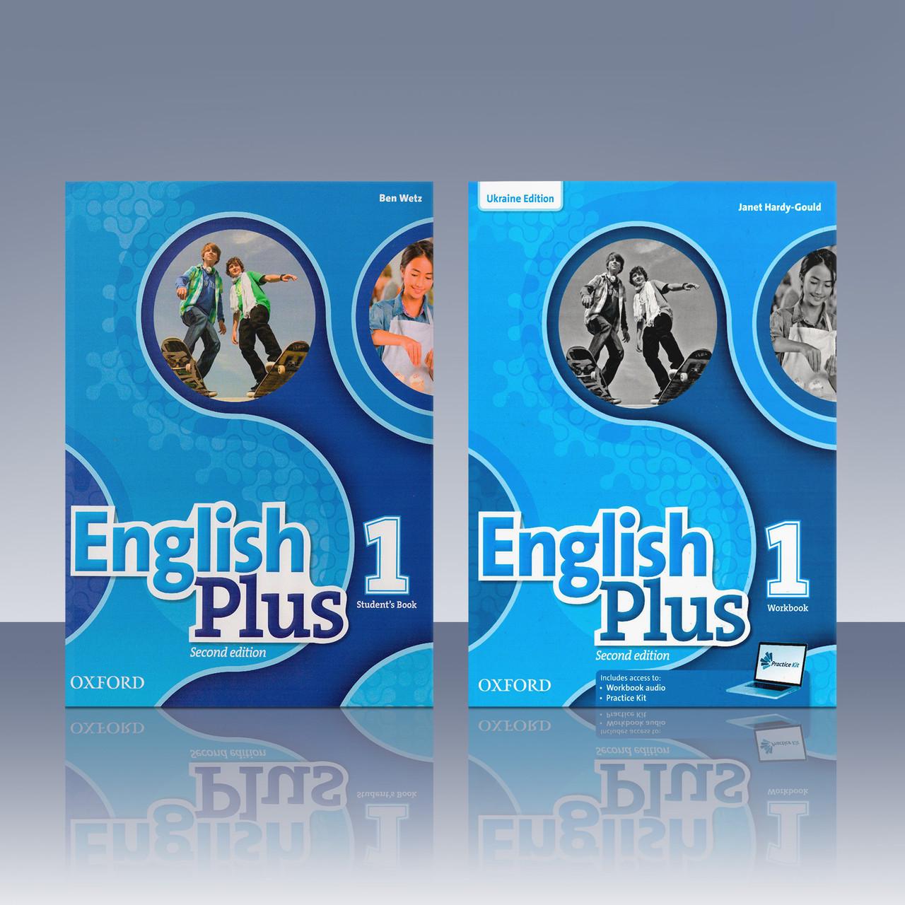 Учебник и рабочая тетрадь English Plus 1 Second Edition Student's Book/Workbook