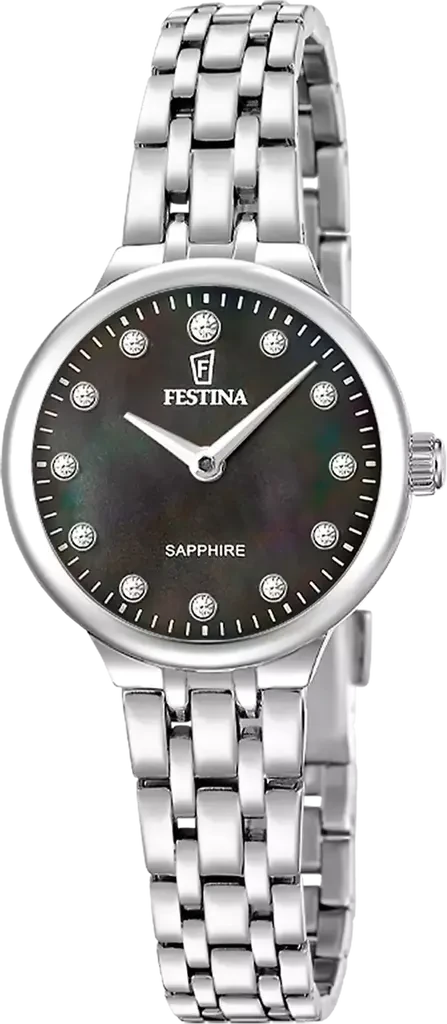 Наручные часы женские Festina F20744/6 Mademoiselle со стальным корпусом/сапфировым стеклом WR 50 м и перламутровым циферблатом