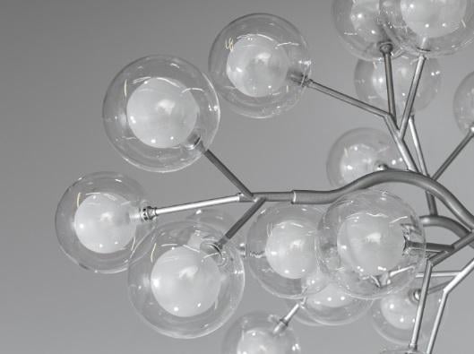 Люстра Diasha Світлячок 45 ламп Хром/Сатин (886-45B SL) - фото 4 Люстра Diasha Світлячок 45 ламп Хром/Сатин (886-45B SL) - фото 4