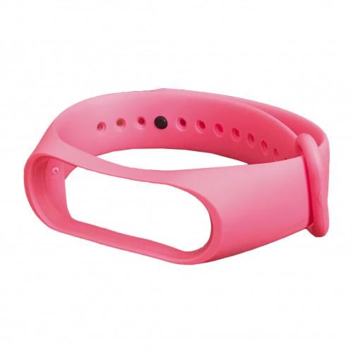 Ремешок для фитнес браслета Xiaomi Mi Band 3 4 Pink