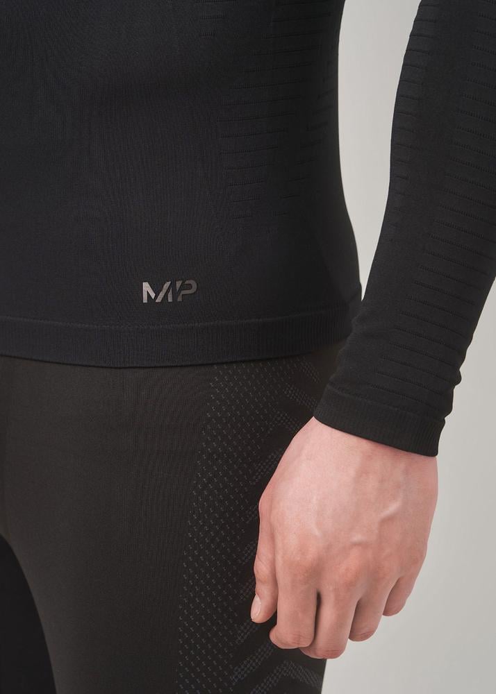 Футболка Myprotein MPM183x10 длинный рукав мужская М Черный - фото 3