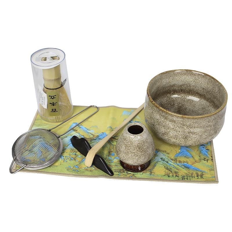 Набір Mavanto 5424 для приготування чаю матча 7 предметів Gray Набір Mavanto 5424 для приготування чаю матча 7 предметів Gray