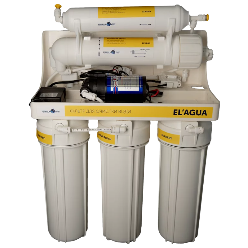 Система обратного осмоса Formula Vody EL'AGUA 5 с помпой (28766232)
