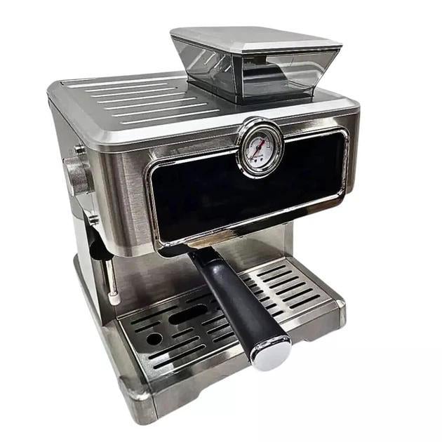 Кавомашина з кавомолкою еспресо Zepline ZP-7305A 2в1 3000 Вт з капучинатором