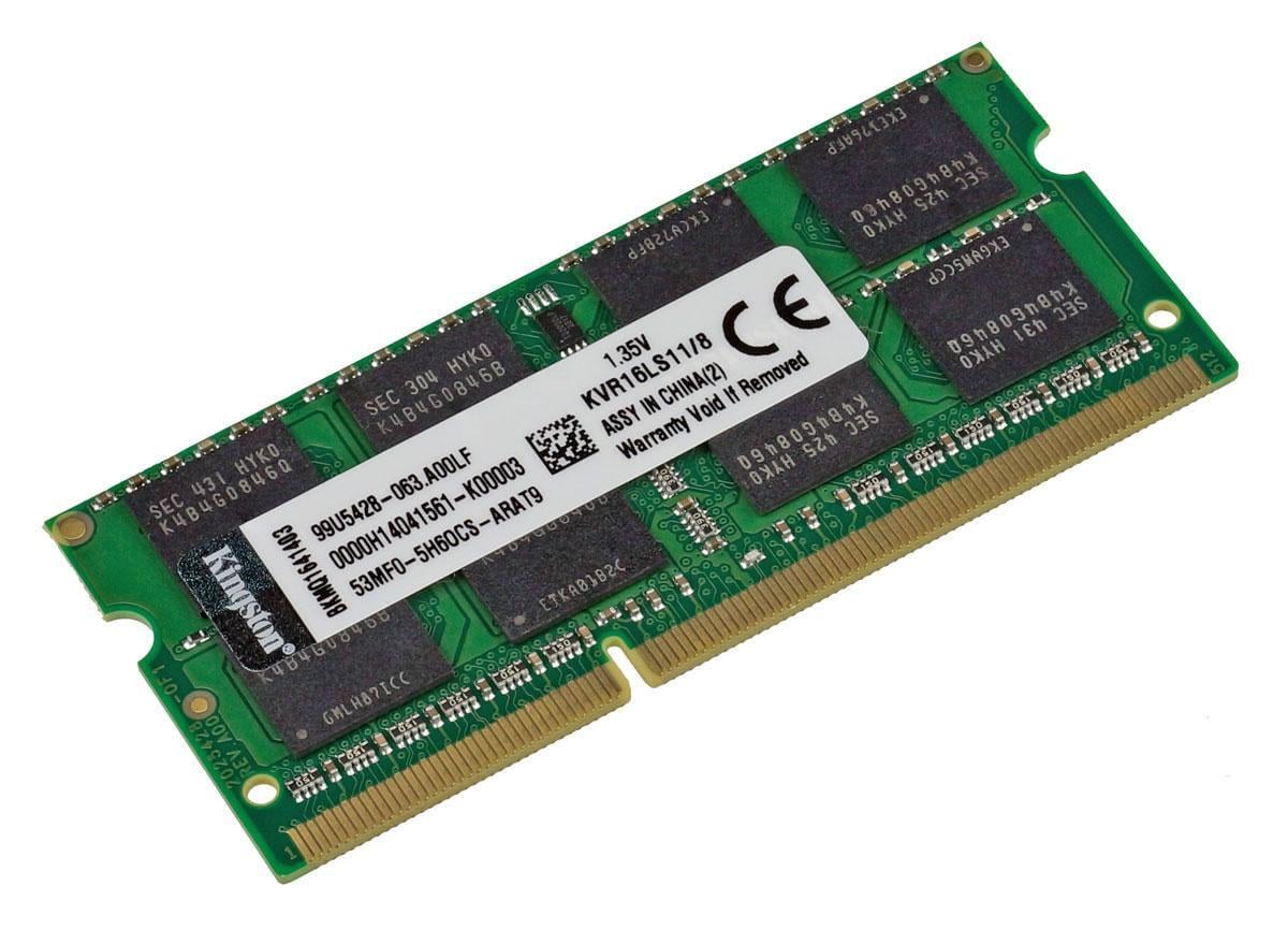 Оперативна пам'ять Kingston DDR3L 8GB 1600MHz, PC3L-12800, 1.35V (KVR16LS11/8) Оперативна пам'ять Kingston DDR3L 8GB 1600MHz, PC3L-12800, 1.35V (KVR16LS11/8)