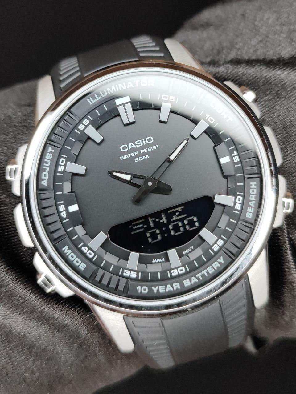 Наручные часы мужские Casio AMW-880-1A Casio Collection со стальным корпусом/подсветкой Черный (2671133282) Наручные часы мужские Casio AMW-880-1A Casio Collection со стальным корпусом/подсветкой Черный (2671133282)