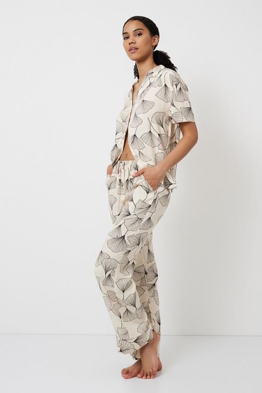 Пижама женская Aruelle с брюками М Бежевый (Seashell-long)