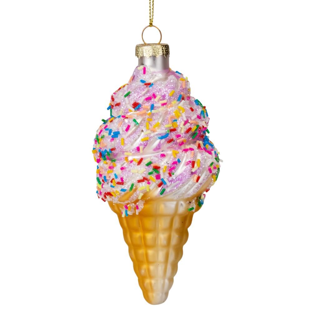 Елочная игрушка Мороженое 12 см 3 шт. (6030-001)
