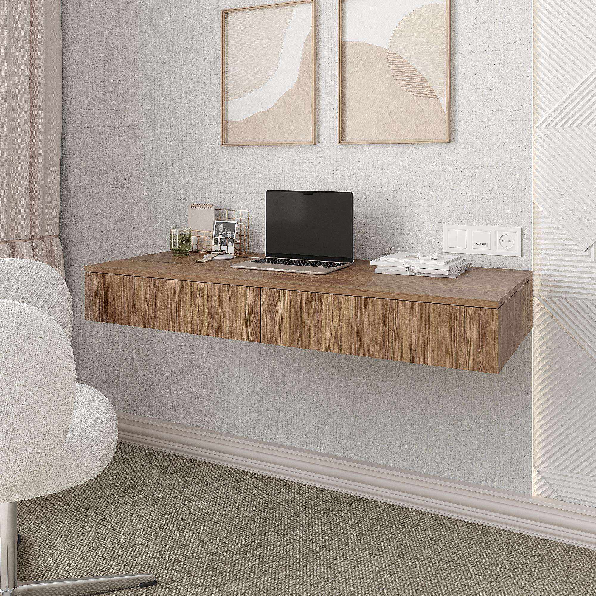 Стіл письмовий навісний СП-Ейр 160х1200х500 мм Дуб родос (28522648) Стіл письмовий навісний СП-Ейр 160х1200х500 мм Дуб родос (28522648)