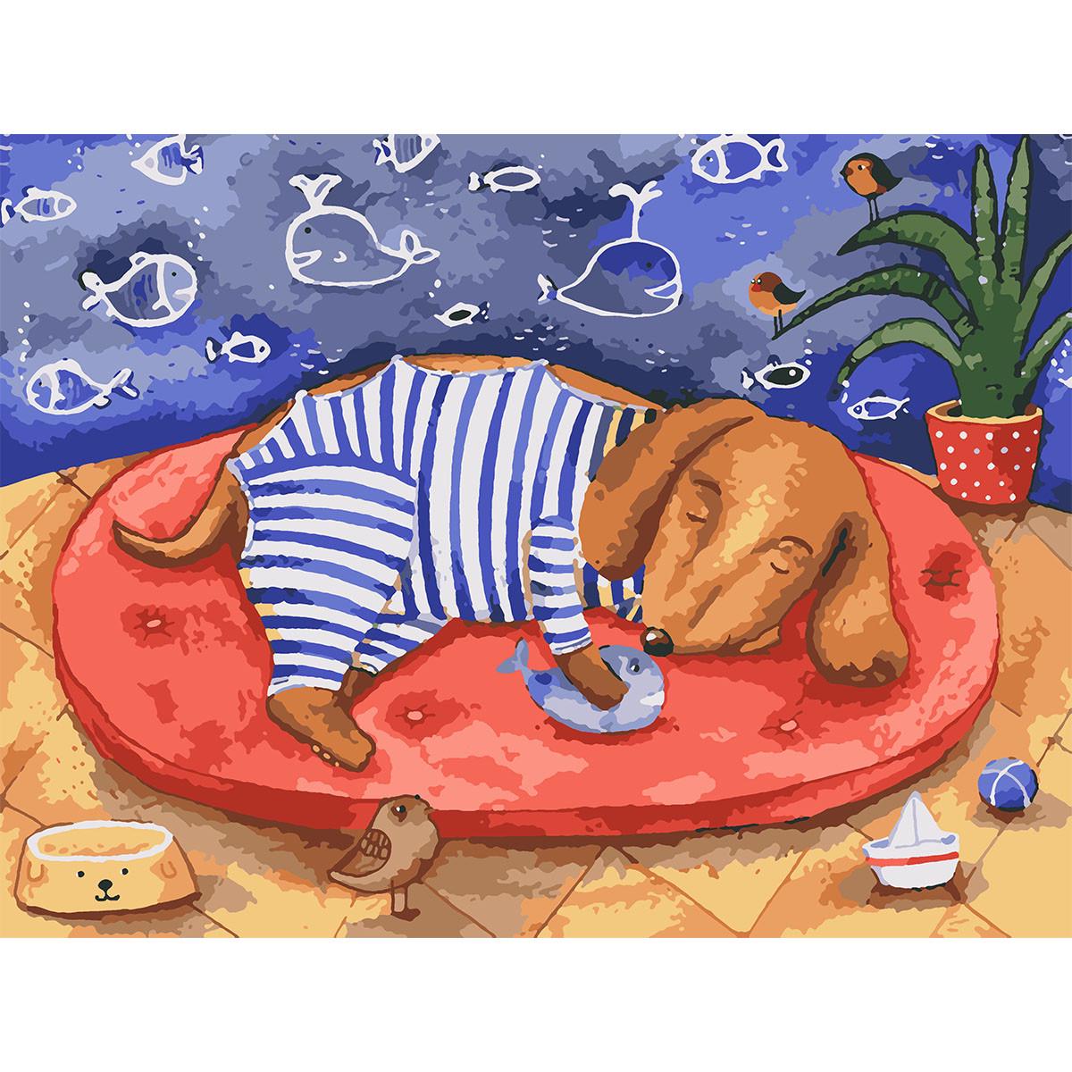 Картина по номерам Santi Морские сны 30x40 см (953854)