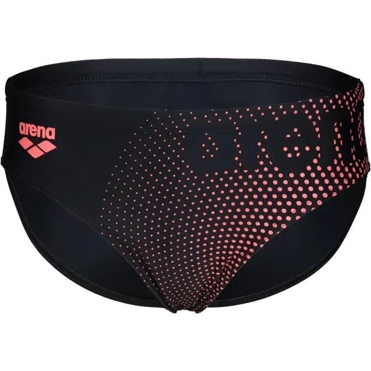 Плавки-брифы детские Arena DIM LIGHT SWIM BRIEFS 140 см Черно-светло-розовый (008148-504)