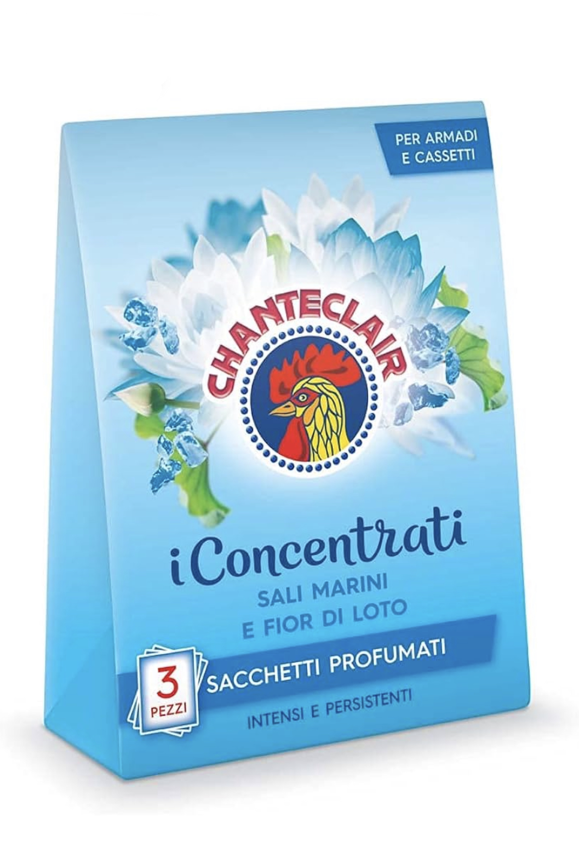 Освіжувачі для шафи Chanteclair Морська сіль та лотос 3 шт.