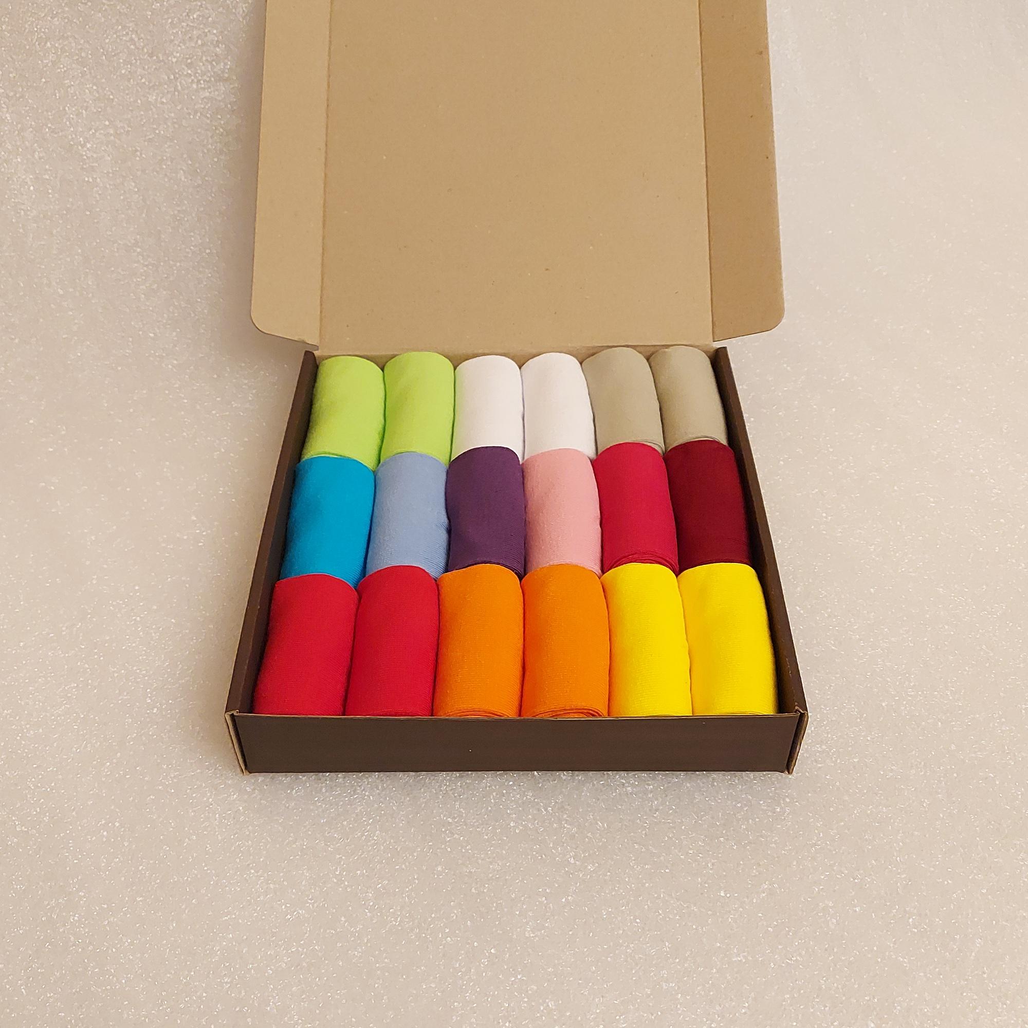 Набір шкарпетки дитячі осінні Житомир для дівчинки 7 років однотонні 18 пар Різнокольорові (0582)