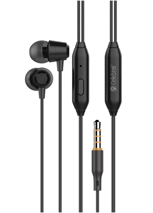 Наушники с микрофоном Celebrat G4 Aux 120 см Black (16d8a415)