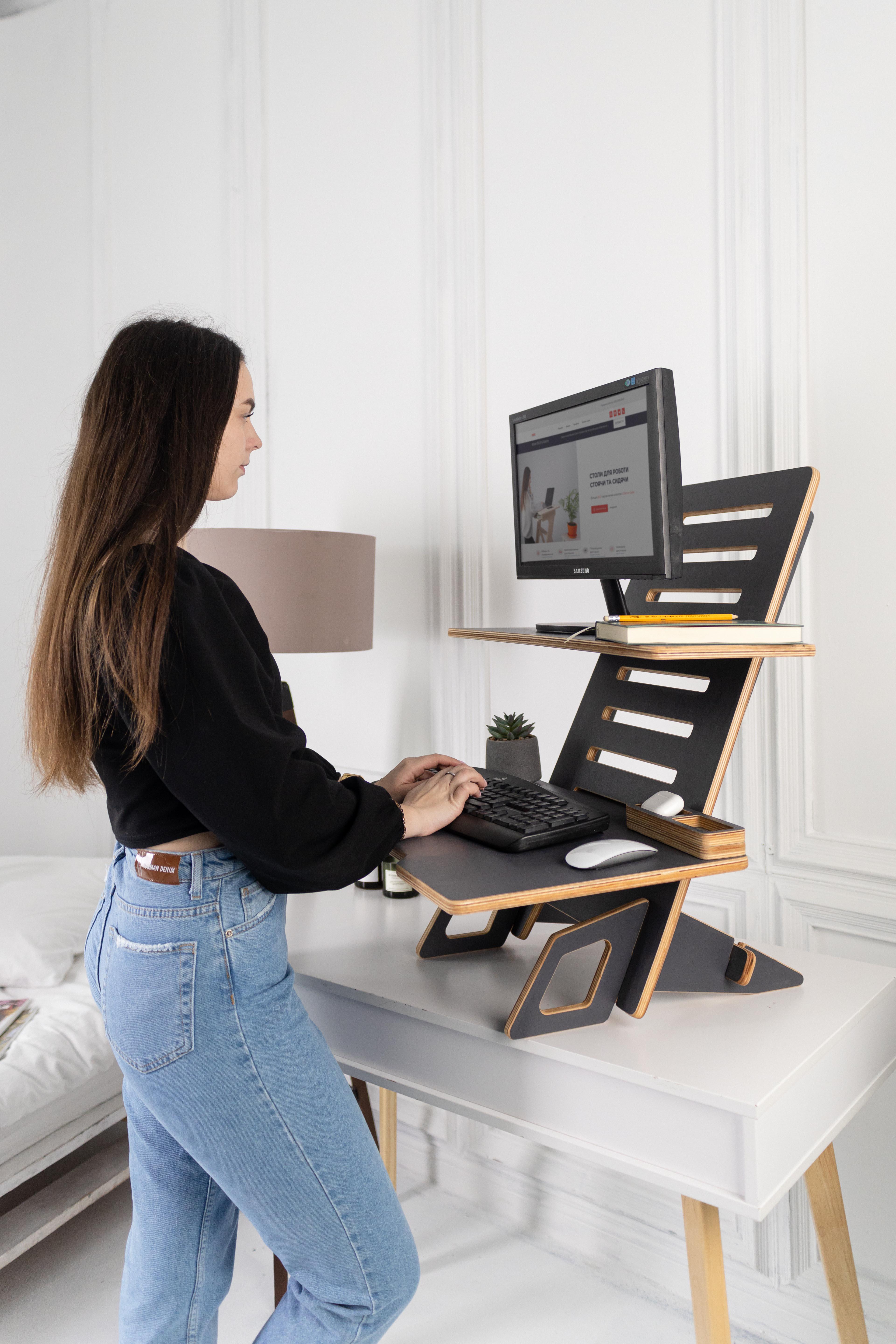 Стол для ноутбука универсальный Otaman desk Mini desk Гранитный (465788) - фото 3