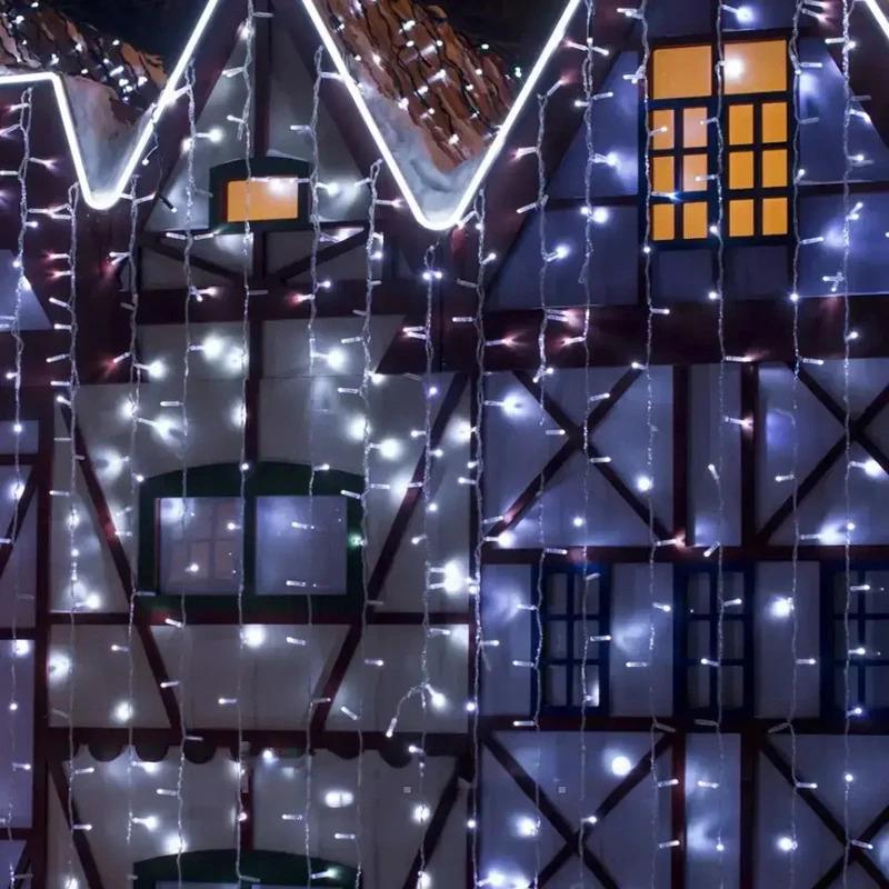 Гирлянда штора Сеточка 240 LED теплый белый (234564364_429) - фото 7 Гирлянда штора Сеточка 240 LED теплый белый (234564364_429) - фото 7
