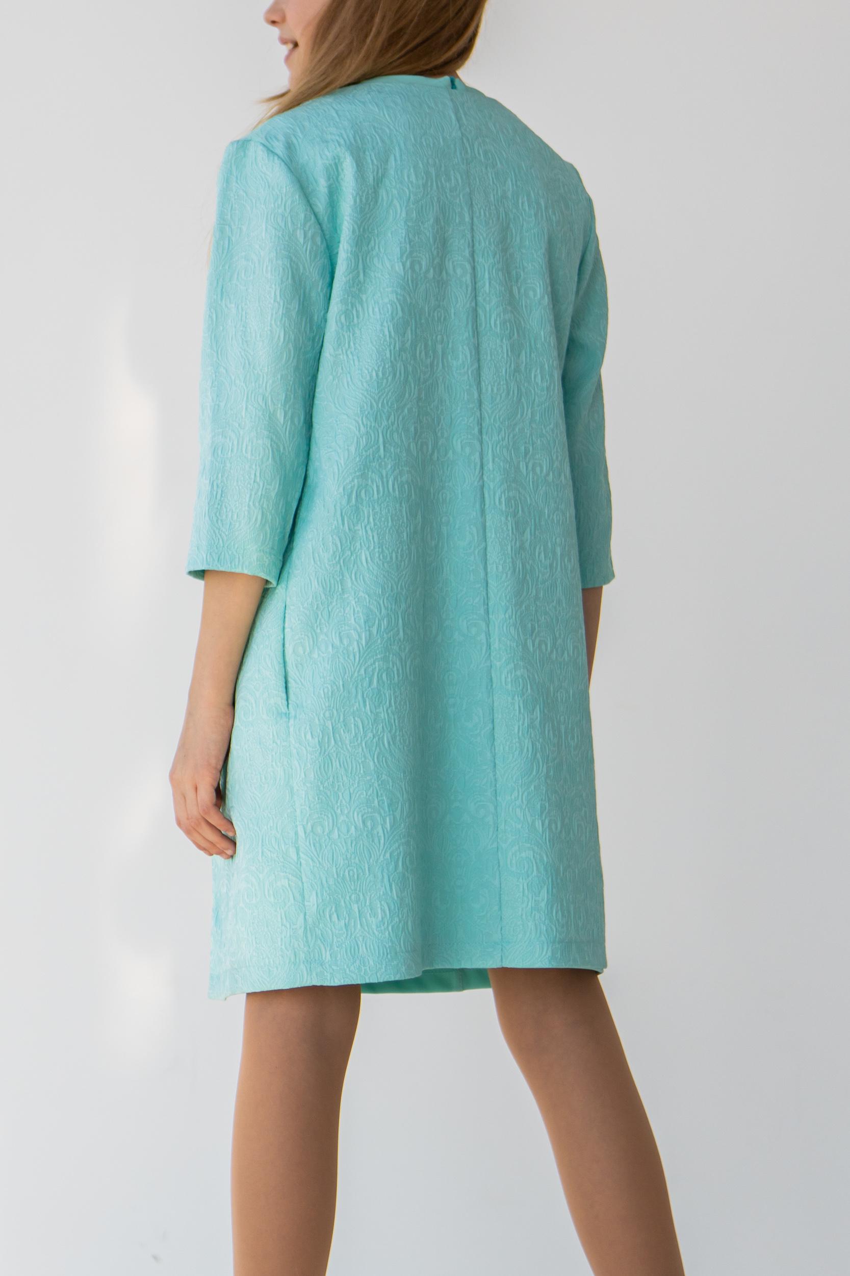 Платье на девочку подростка с жаккардовым кардиганом Diва 152 см Мятный (26003) - фото 4 Платье на девочку подростка с жаккардовым кардиганом Diва 152 см Мятный (26003) - фото 4