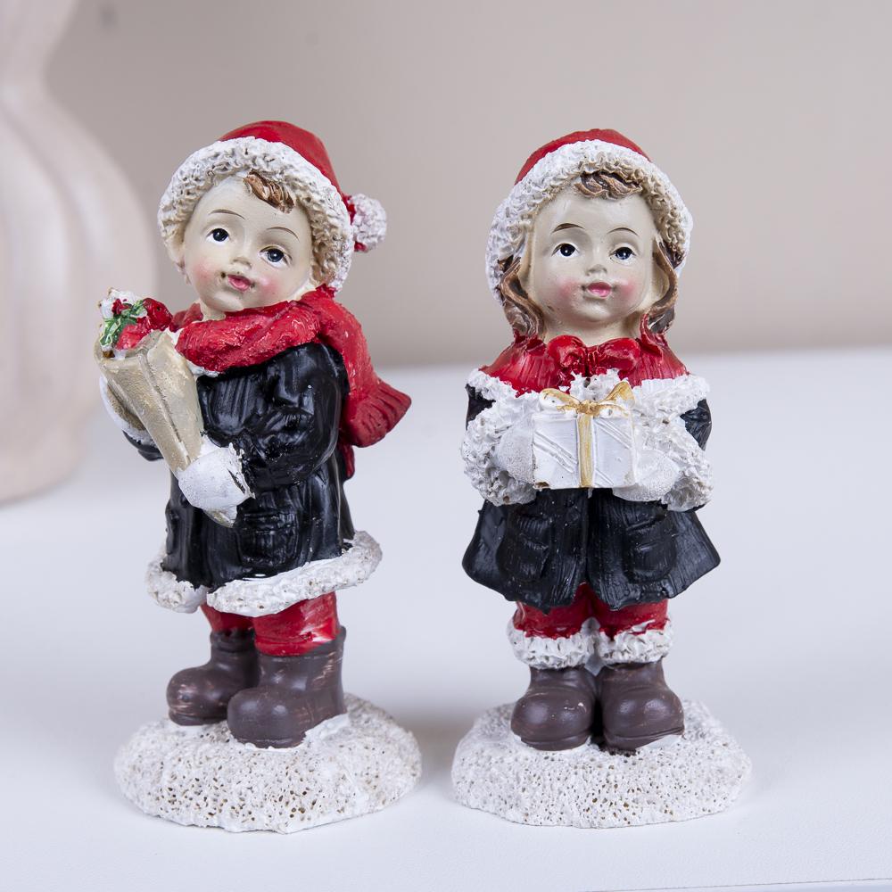 Статуэтка дети в шапочке 10 см (7241)