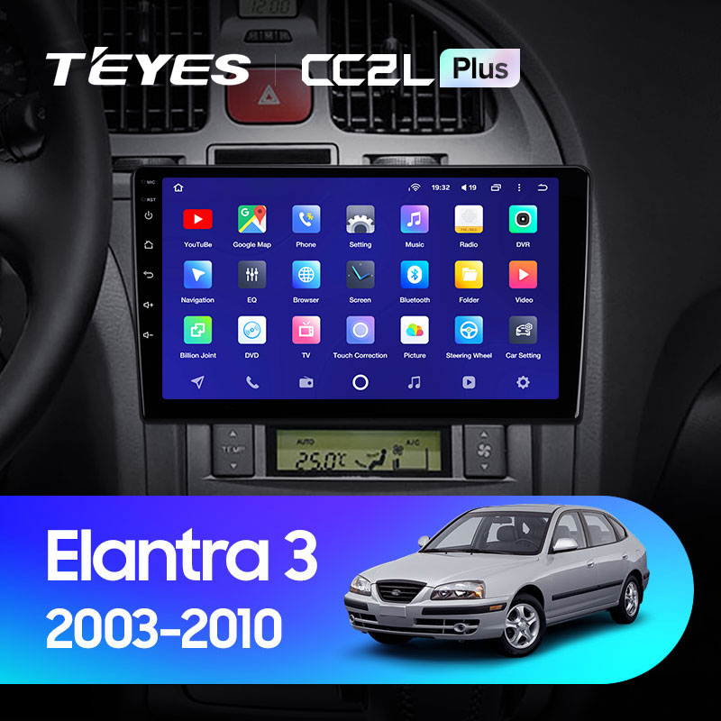 Автомагнитола штатная Teyes для Hyundai Elantra 3 2003-2010 Android (1632820725) - фото 3