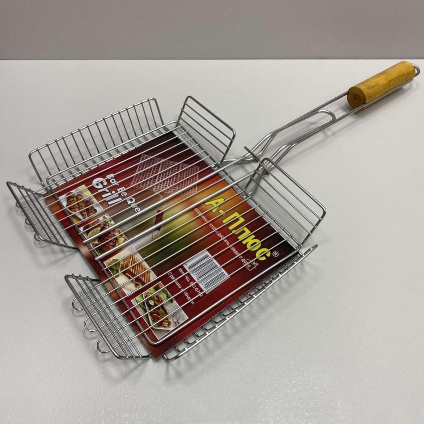 Решетка-гриль для мангала A-PLUS 0762 глубокая 36x28x6,5 см (1377901061)