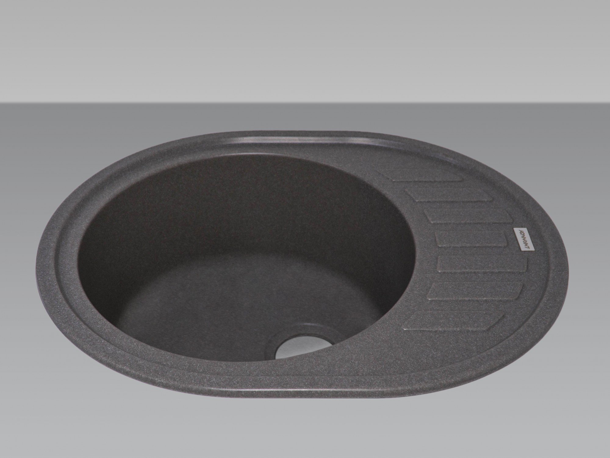 Мойка для кухни Adamant Ovum (grey-04) 78х50х20 см - фото 3