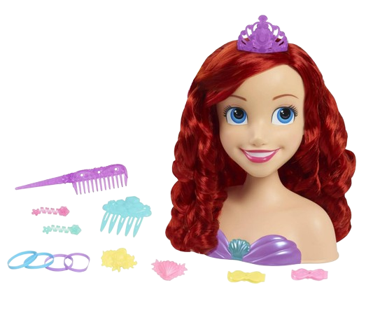 Лялька-манекен Disney Princess Ariel styling head для створення зачісок з аксесуарами (25931047)