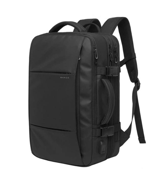Міський рюкзак-сумка Bange BG-1908 23-35 л з відсіком для ноутбука до 15.6'' USB Black (19372)