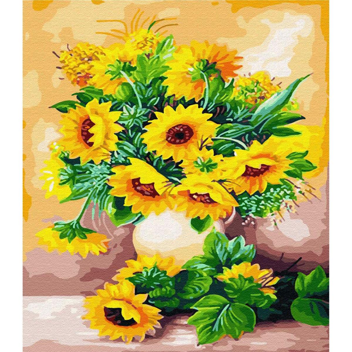 Алмазна мозаїка Santi Сонячний букет 40х50 см на підрамнику (954115)